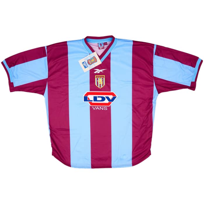1999-00 Aston Villa Home Shirt Dublin #9 (XL)
