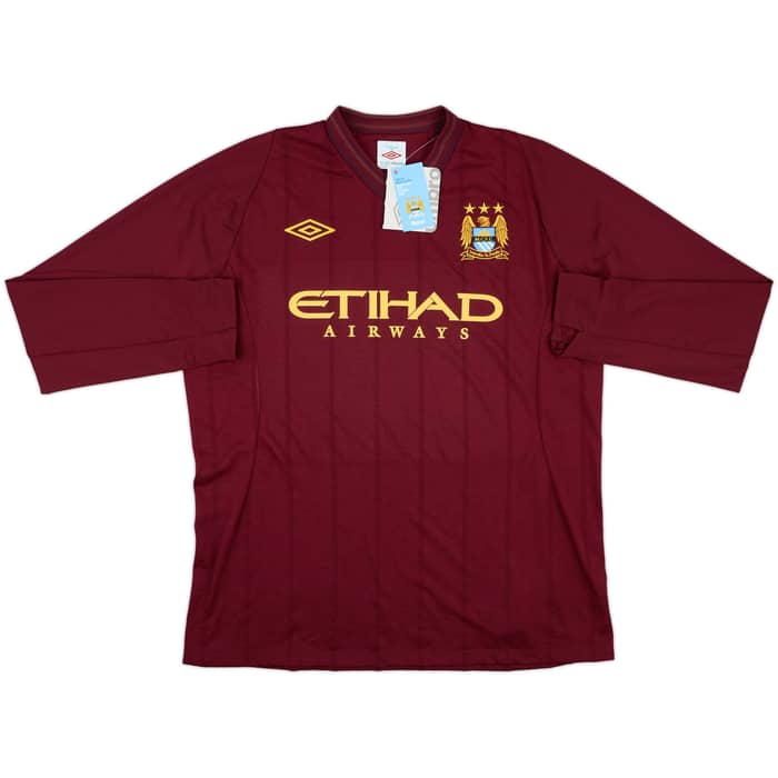2012-13 Manchester City Away L/S Shirt Kun Aguero #16 (L)