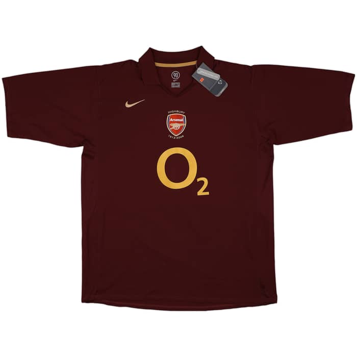 2005-06 Arsenal Home Shirt Henry #14 (XXL)