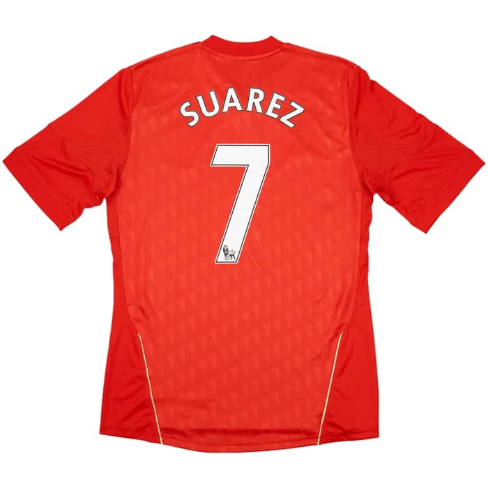 2010-12 Liverpool Home Shirt Suarez #7 (M)