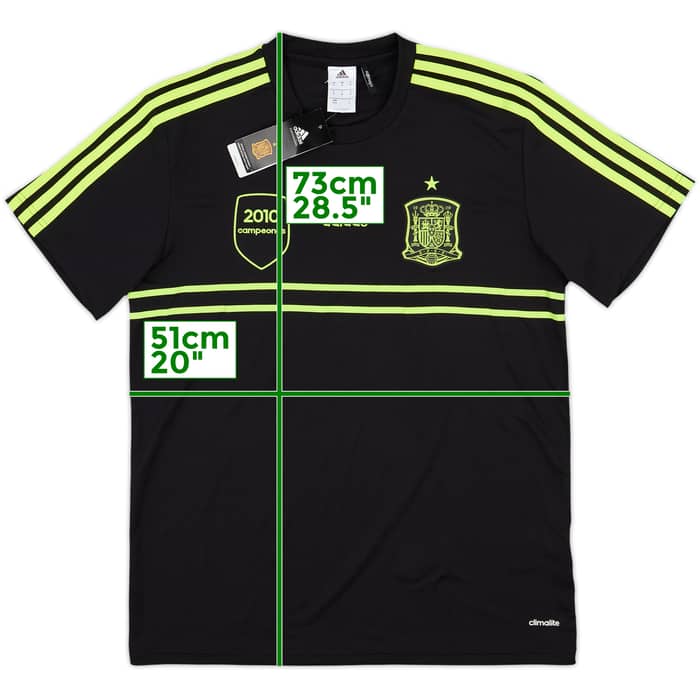 2013-15 Spain Campeones 2010 Training Shirt (M)