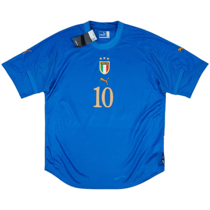 2004-06 Italy Home Shirt Totti #10 (XXL)