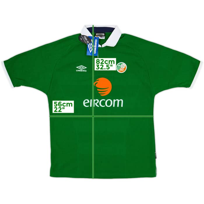 2000-01 Ireland Home Shirt (L)