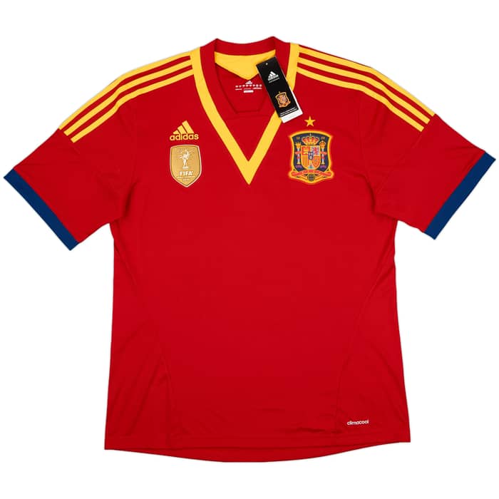 2013 Spain Confederation Cup Home Shirt (L)