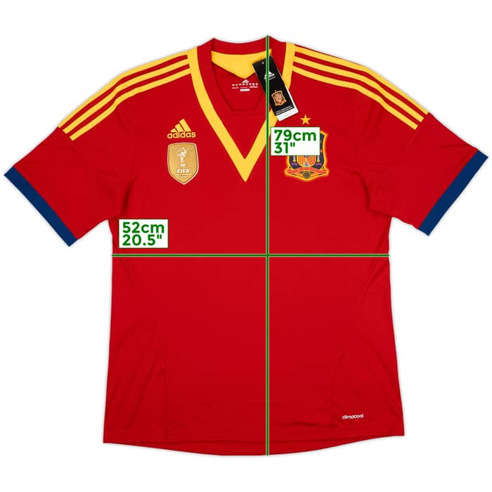 2013 Spain Confederation Cup Home Shirt (L)