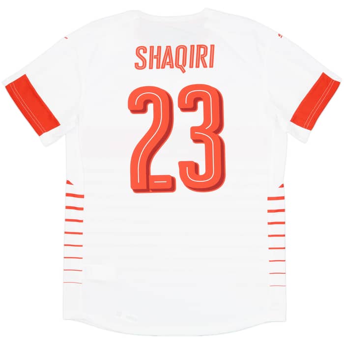 2016-17 Switzerland Away Shirt Shaqiri #23 (L)