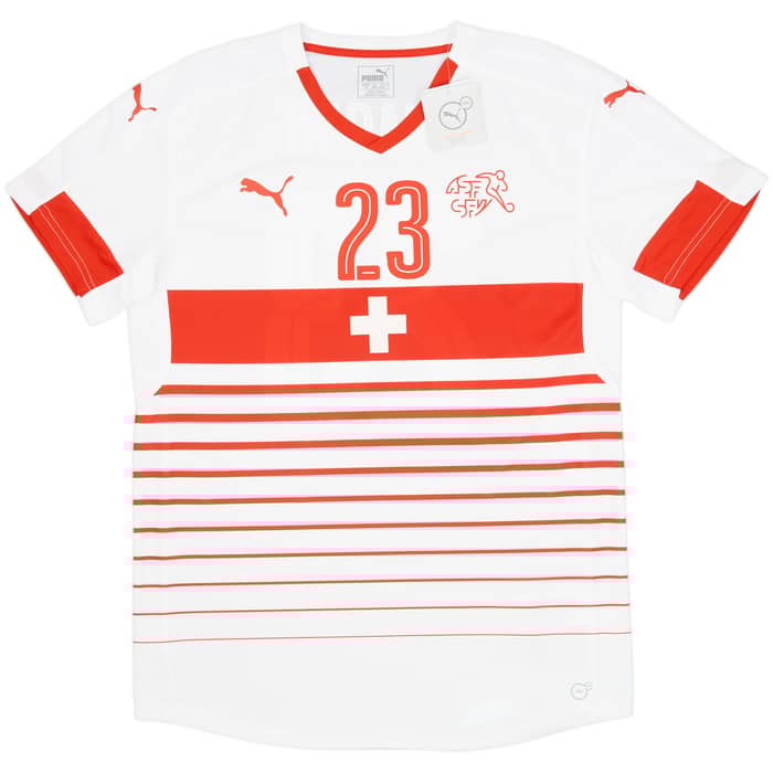 2016-17 Switzerland Away Shirt Shaqiri #23 (L)