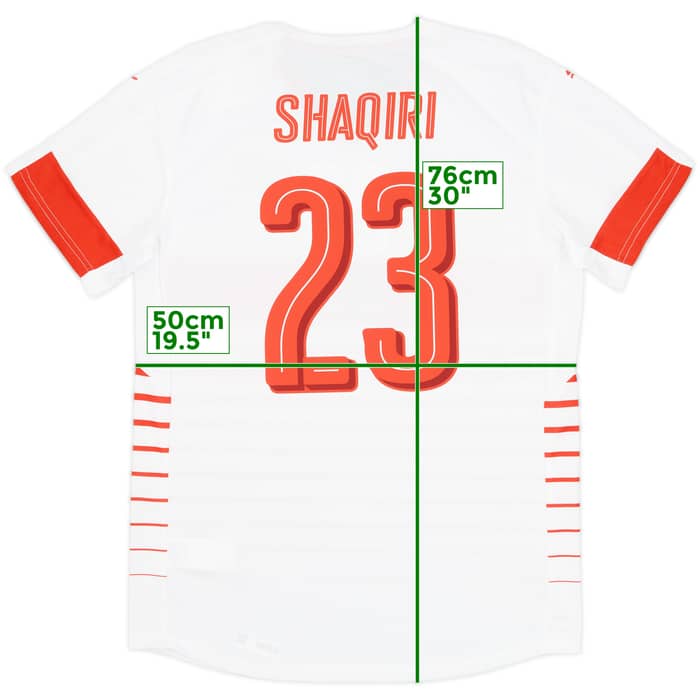 2016-17 Switzerland Away Shirt Shaqiri #23 (L)