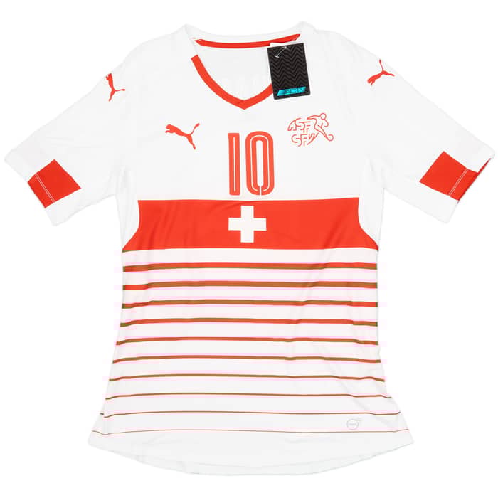 2016-17 Switzerland Player Issue Away Shirt Xhaka #10 (L)