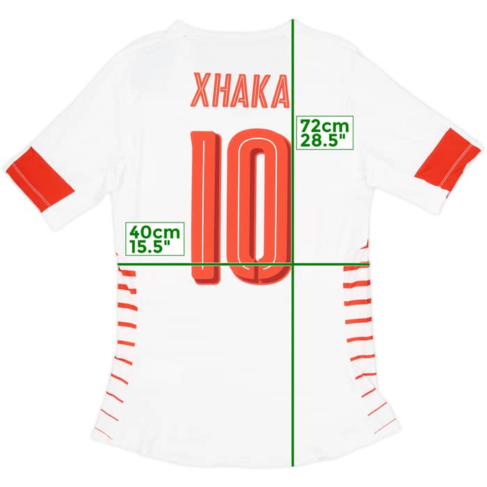 2016-17 Switzerland Player Issue Away Shirt Xhaka #10 (L)