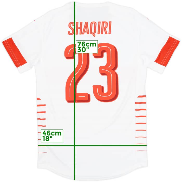 2016-17 Switzerland Away Shirt Shaqiri #23 (M)