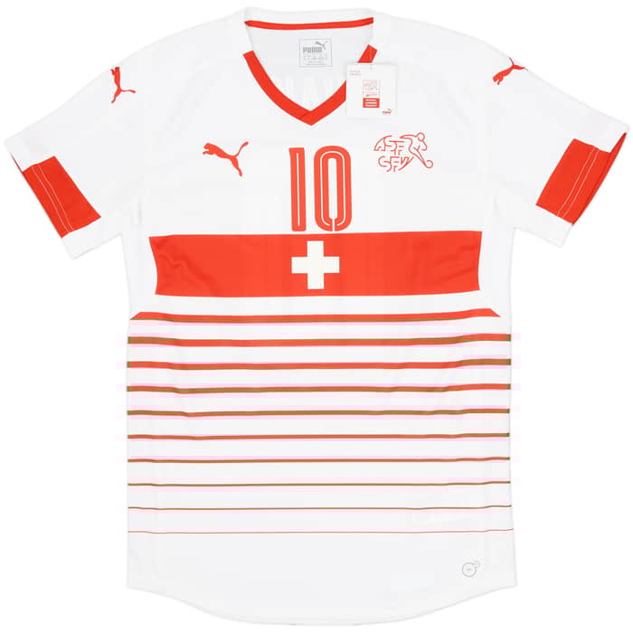 2016-17 Switzerland Away Shirt Xhaka #10 (M)