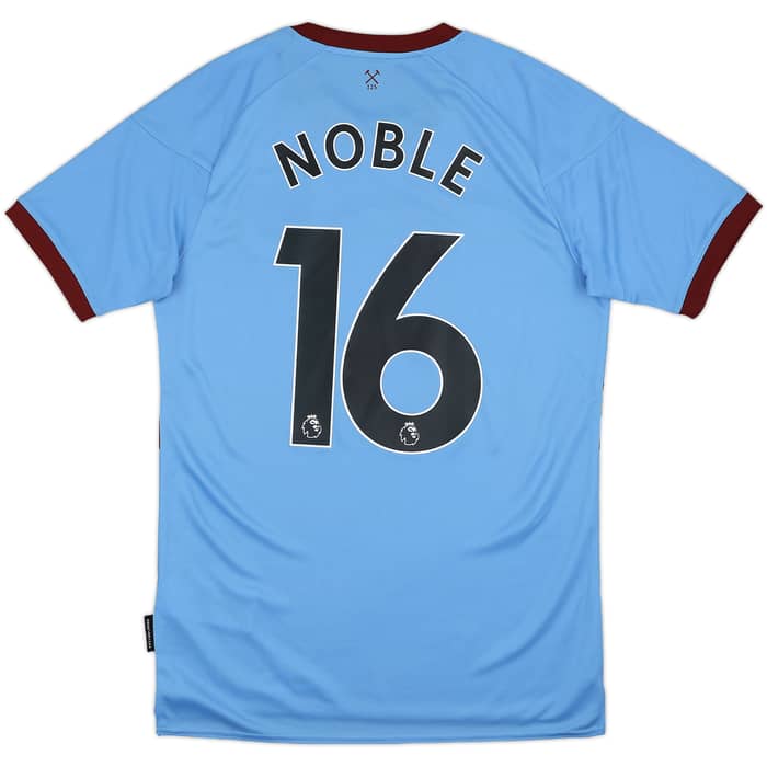2020-21 West Ham Away Shirt Noble #16 (S)