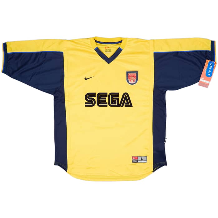 1999-01 Arsenal Away Shirt Bergkamp #10 (L)