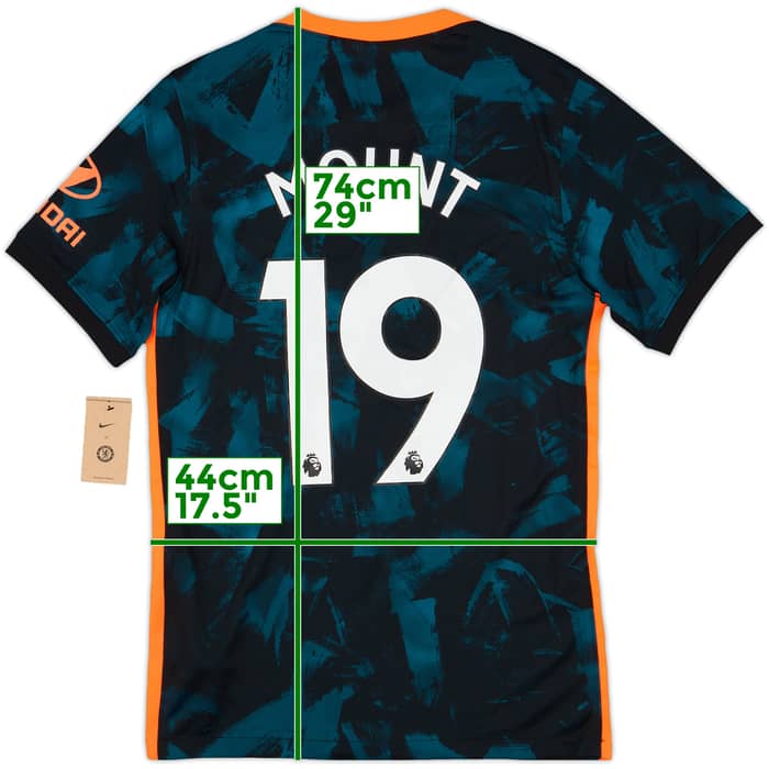 2021-22 Chelsea Third Shirt Mount #19 (S)