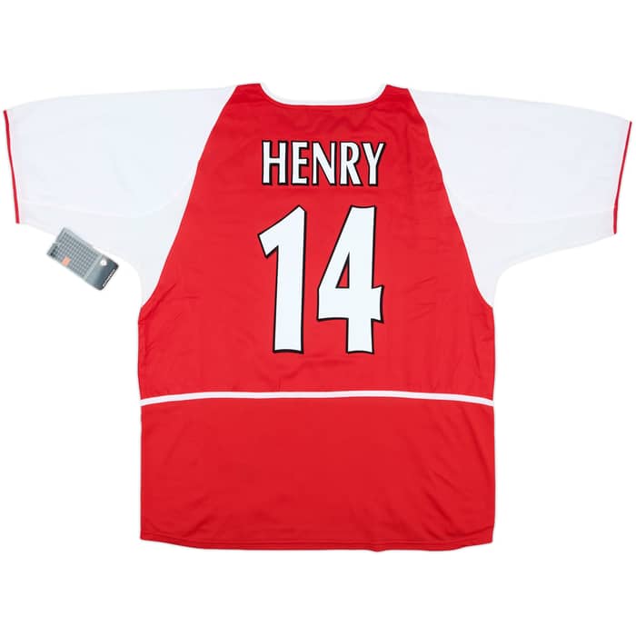 2002-04 Arsenal Home Shirt Henry #14 (XL)