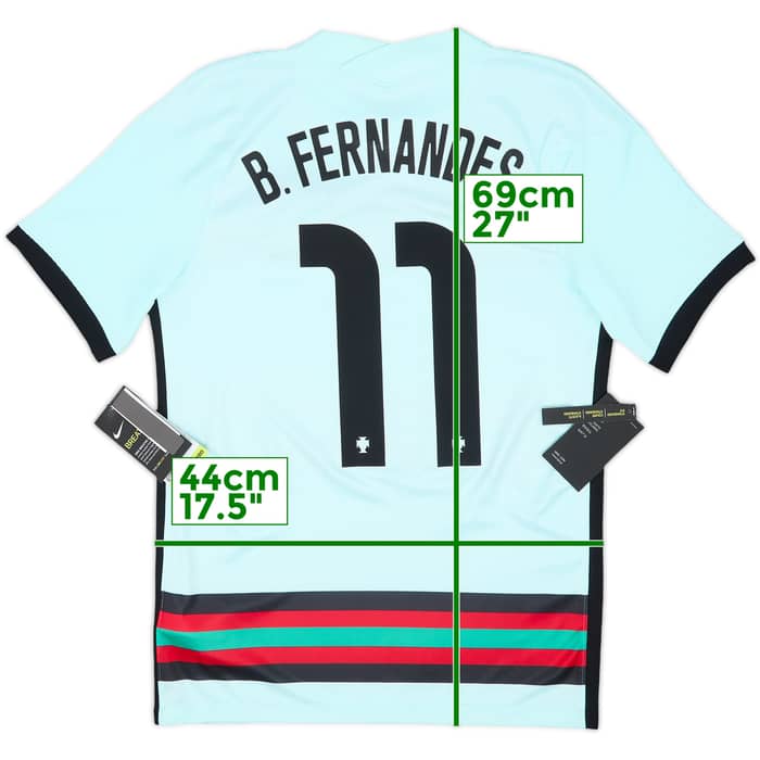 2020-22 Portugal Away Shirt B.Fernandes #11 (S)