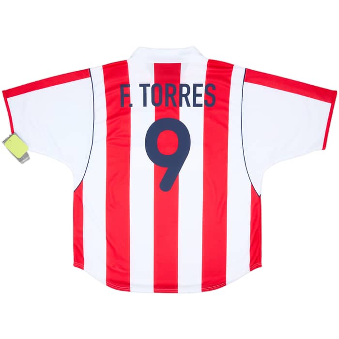 2001-02 Atletico Madrid Home Shirt F.Torres #9 (XL)