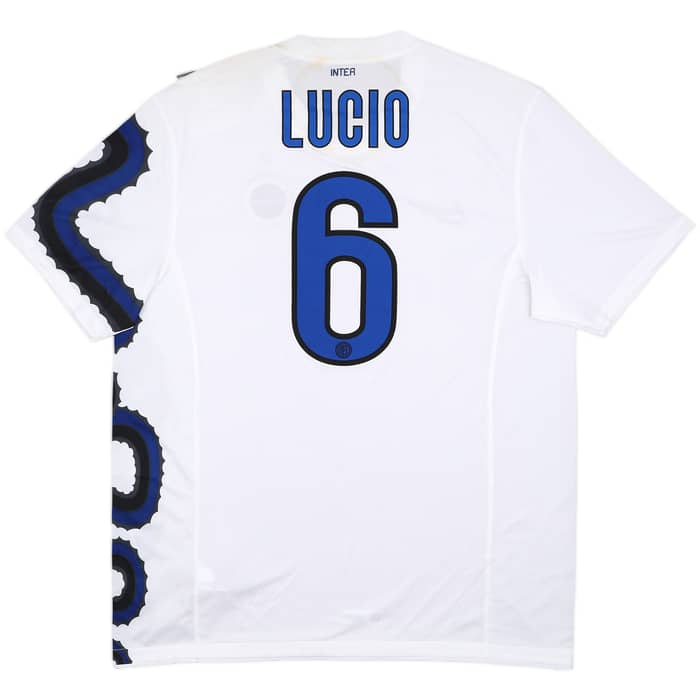 2010-11 Inter Milan Away Shirt Lucio #6 - 9/10 - (XL)