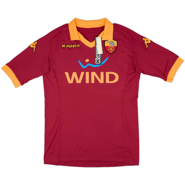 2012-13 Roma Home Shirt De Rossi #16 (XL)
