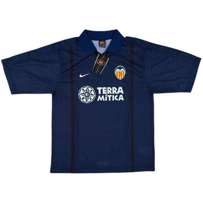 2000-01 Valencia Basic Away Shirt (S)