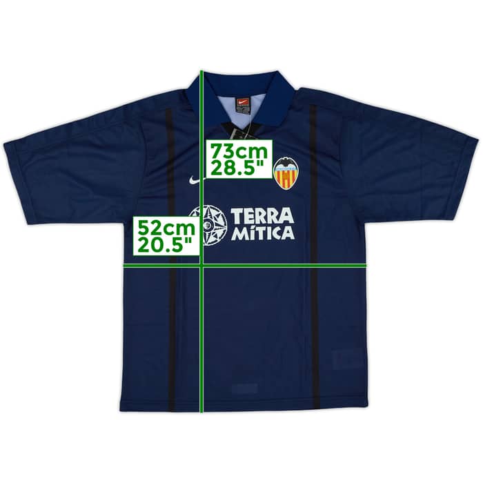 2000-01 Valencia Basic Away Shirt (S)