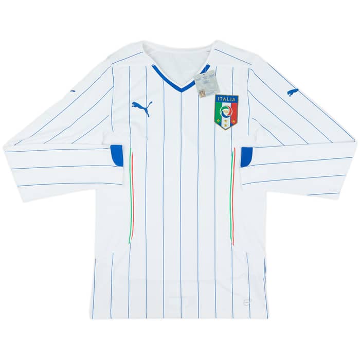 2014-15 Italy Player Issue Away L/S Shirt (XXL)