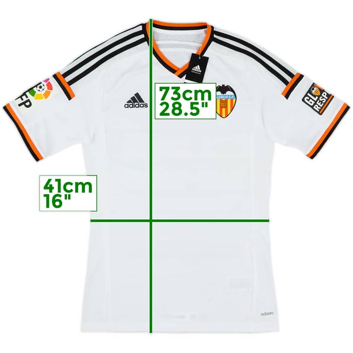 2014-15 Valencia Home Shirt (S)