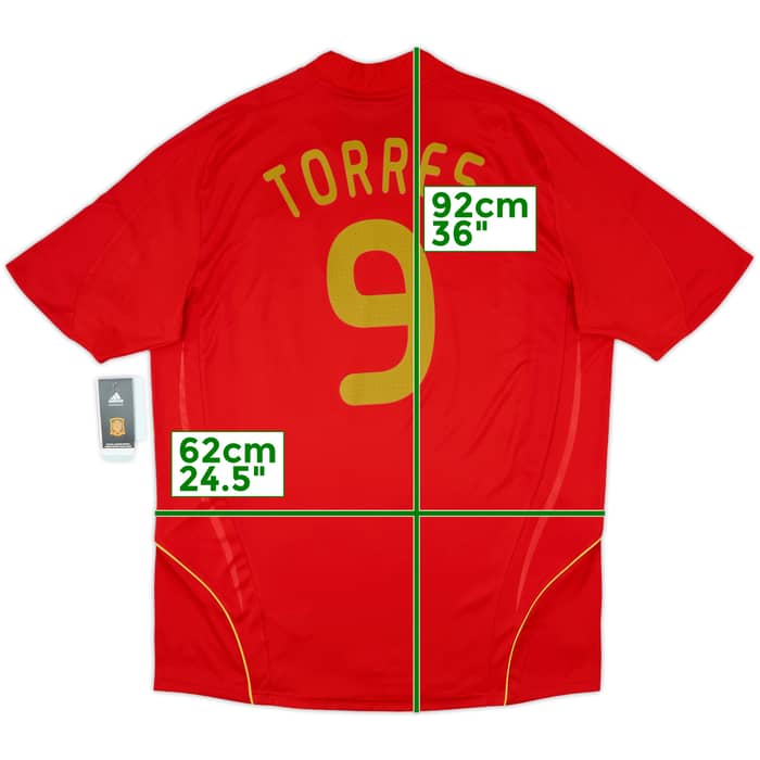 2007-09 Spain Home Shirt Torres #9 (XXL)