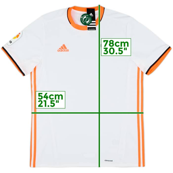 2016-17 Valencia Home Shirt (L)