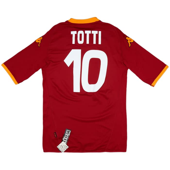 2007-08 Roma Home Shirt Totti #10 (XXL)