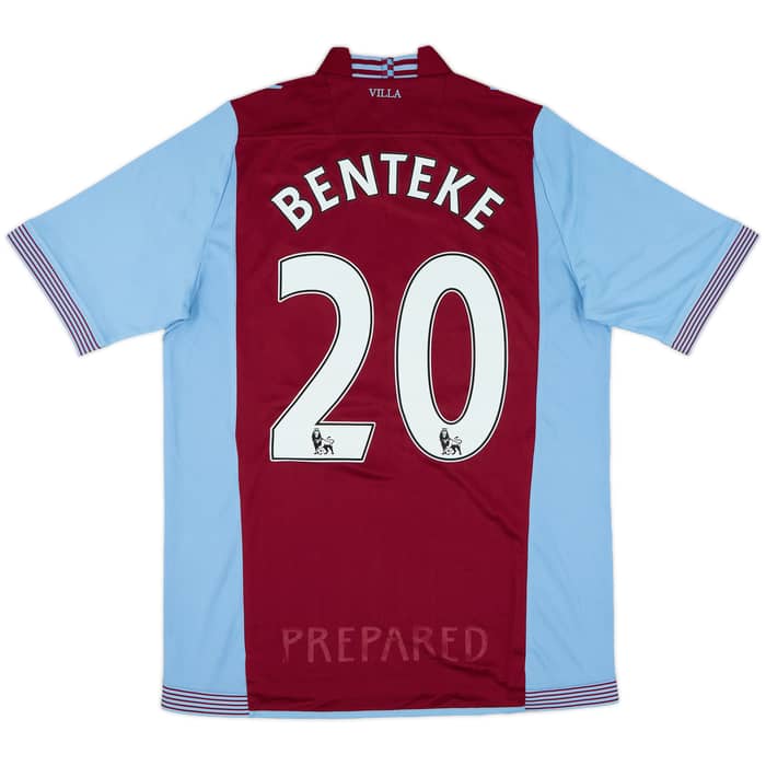 2013-14 Aston Villa Home Shirt Benteke #20 (L)