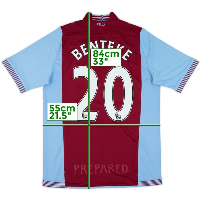 2013-14 Aston Villa Home Shirt Benteke #20 (L)
