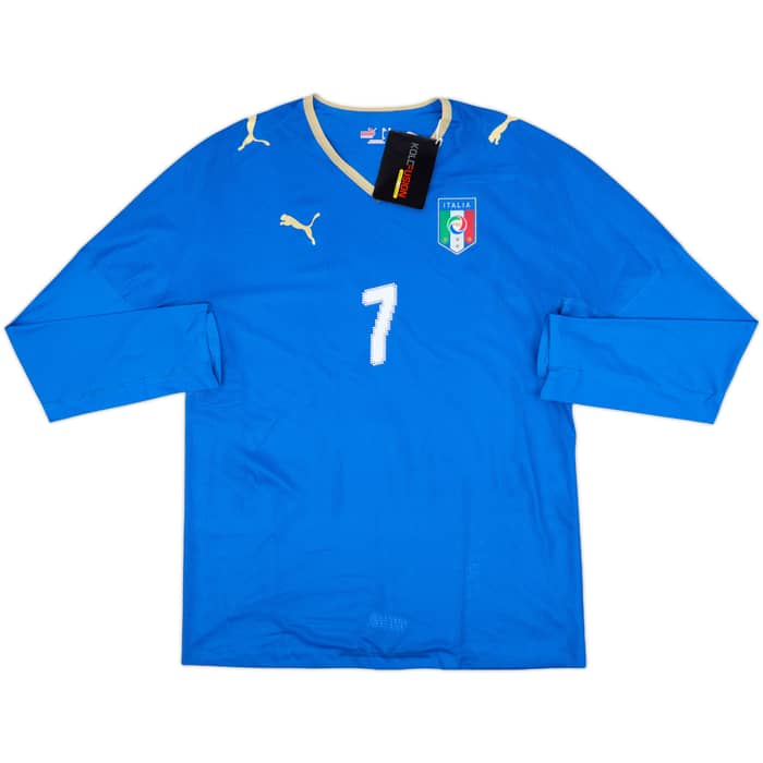 2007-08 Italy Player Issue Home L/S Shirt Del Piero #7 (XL)