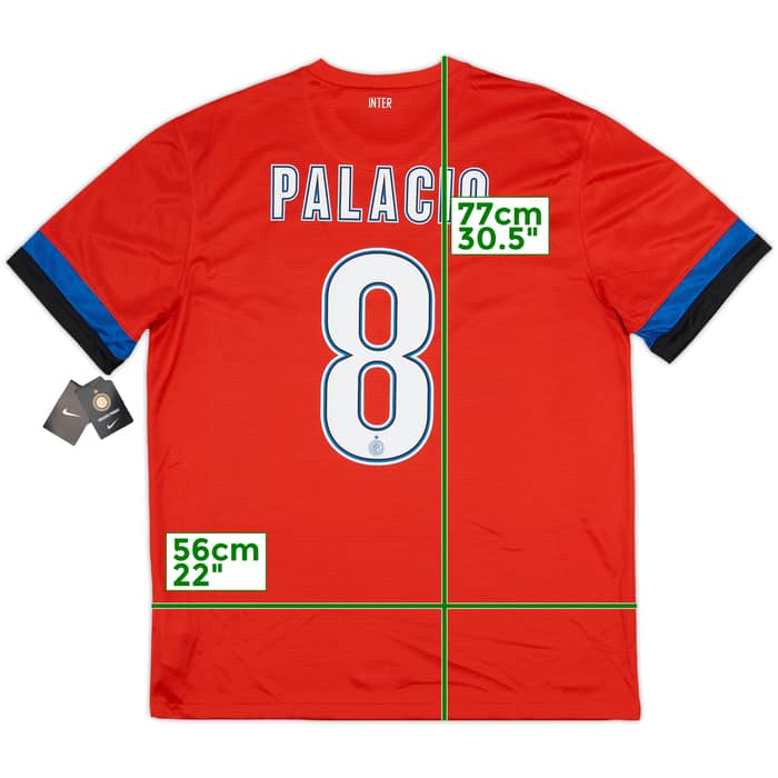 2012-13 Inter Milan Away Shirt Palacio #8 (L)
