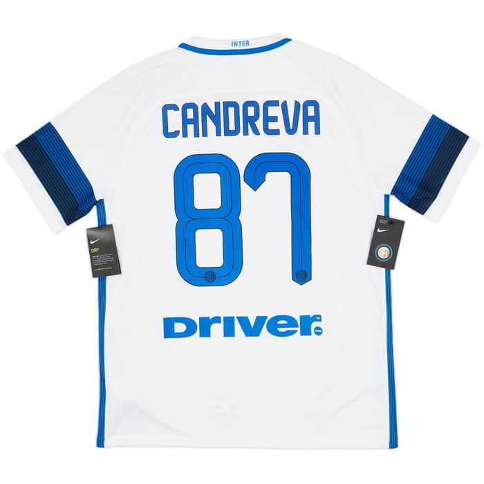 2016-17 Inter Milan Away Shirt Candreva #87 (L)