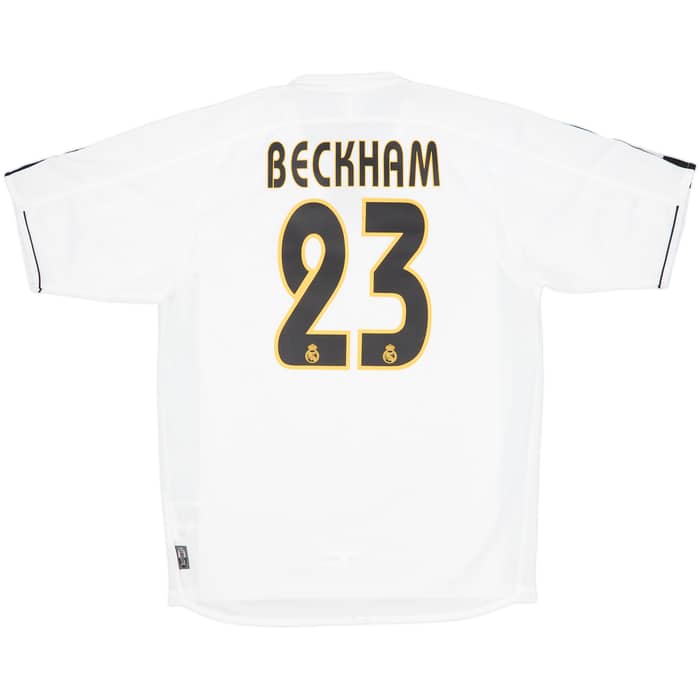 2003-04 Real Madrid Home Shirt Beckham #23 (S)