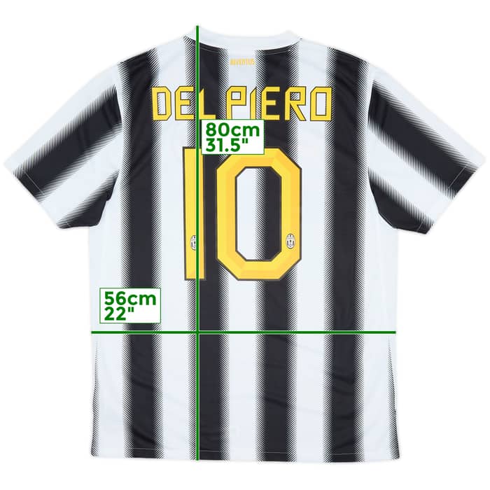 2011-12 Juventus Home Shirt Del Piero #10 (L)