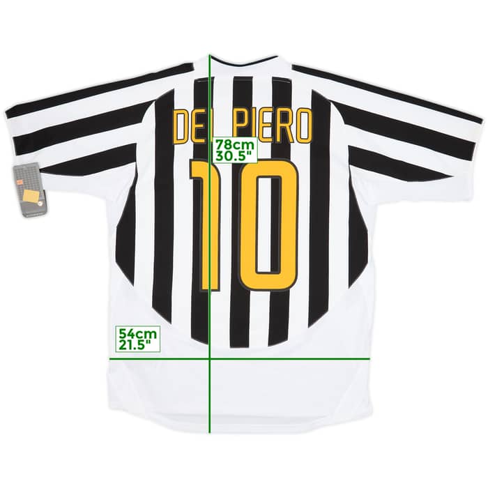 2003-04 Juventus Home Shirt Del Piero #10 (L)