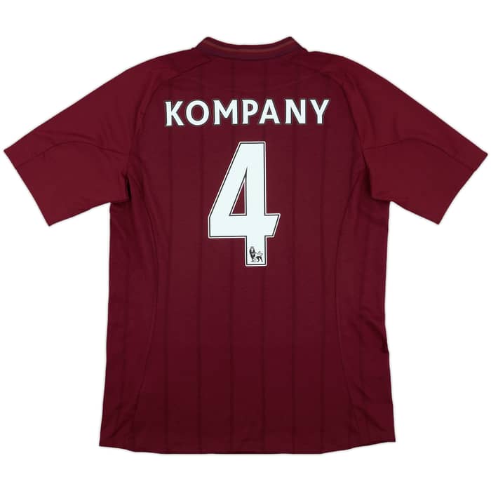 2012-13 Manchester City Away Shirt Kompany #4 (L)