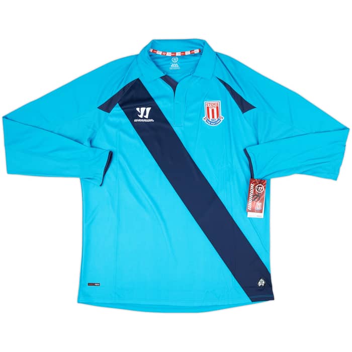 2014-15 Stoke City Away L/S Shirt Crouch #25 (L)