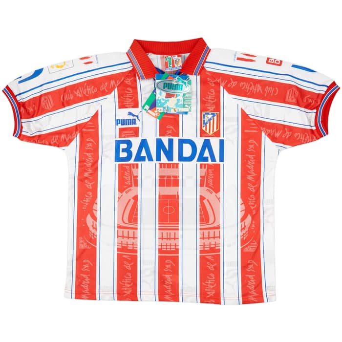 1996-97 Atletico Madrid Home Shirt Kiko #19 (L)