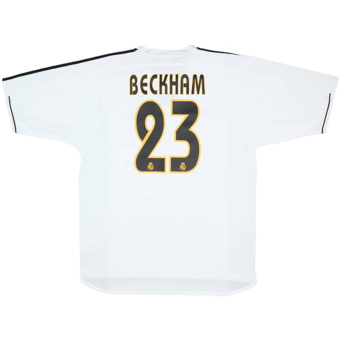 2003-04 Real Madrid Home Shirt Beckham #23 (L)