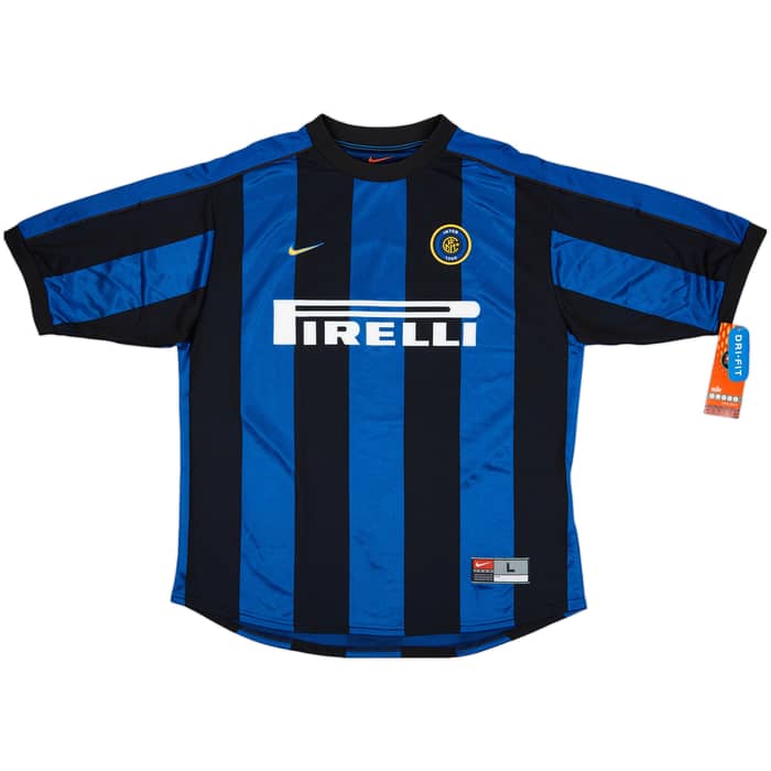 1999-00 Inter Milan Home Shirt Ronaldo #9 (L)