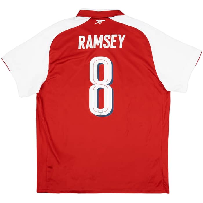 2017-18 Arsenal Home Shirt Ramsey #8 (XL)
