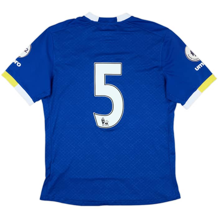 2016-17 Everton Match Issue Home Shirt #5