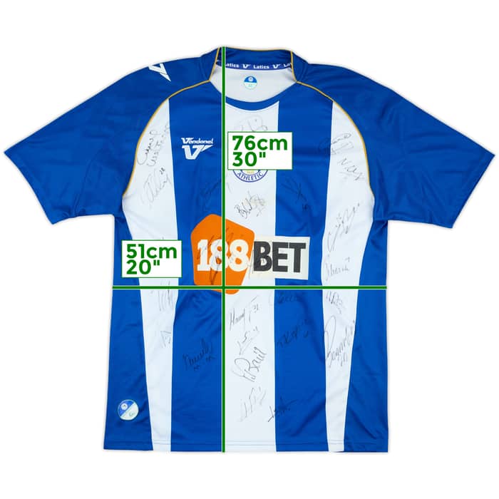 2009-10 Wigan Squad Signed Home Shirt - 7/10 - (M)