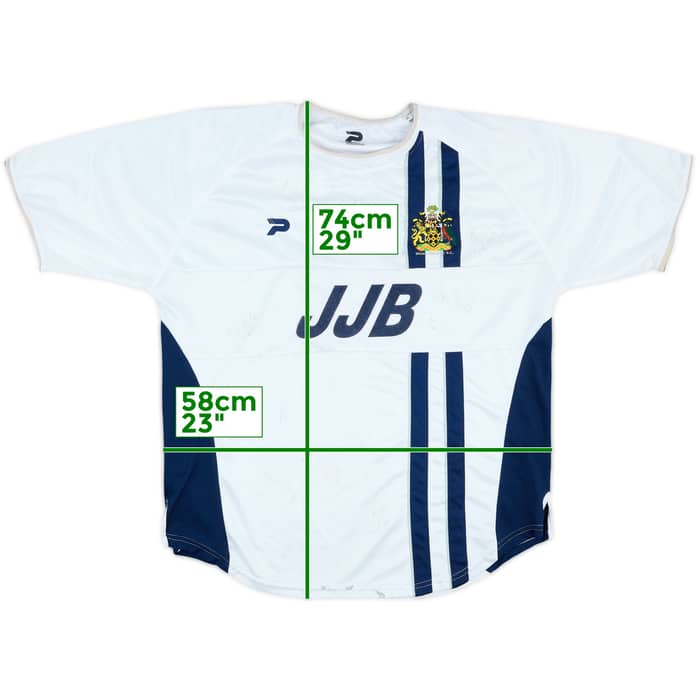 2002-04 Wigan Squad Signed Away Shirt - 6/10 - (XL)