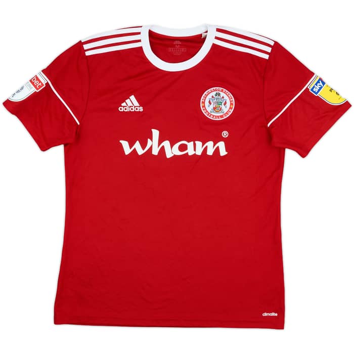 2018-20 Accrington Stanley Match Issue Signed Home Shirt Zanzala #9