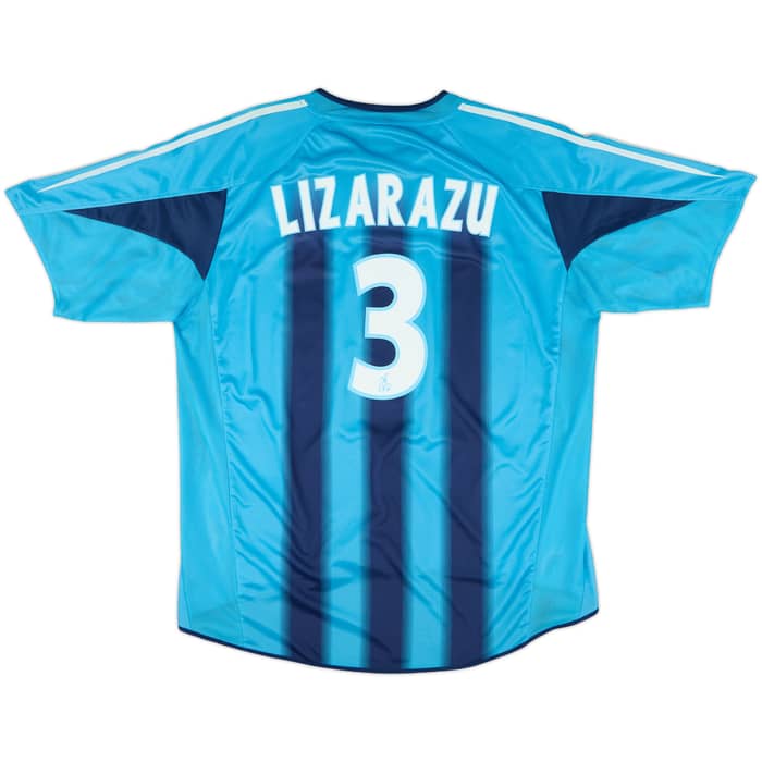 2004-05 Olympique Marseille Away Shirt Lizarazu #3 - 8/10 - (XL)